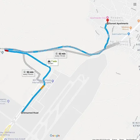 Sunset Free Shuttle From Athen's Airport Spáta